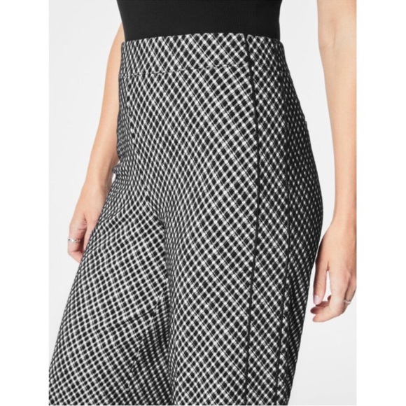 SPANXsmooth PONTE WIDE LEG PANTS IN JACQUARD - Picture 4 of 9